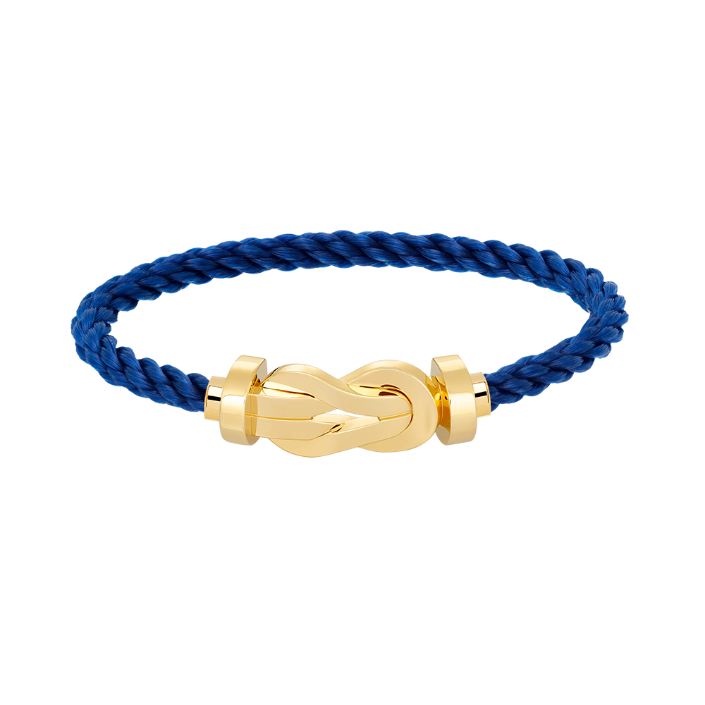 FRED CHANCE LARGE 8 FIGURE BUCKLE NO DIAMOND BRACELET GOLD