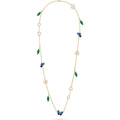 VCA LUCKY SPRING BUTTERFLY 15 FLOWER NECKLACE