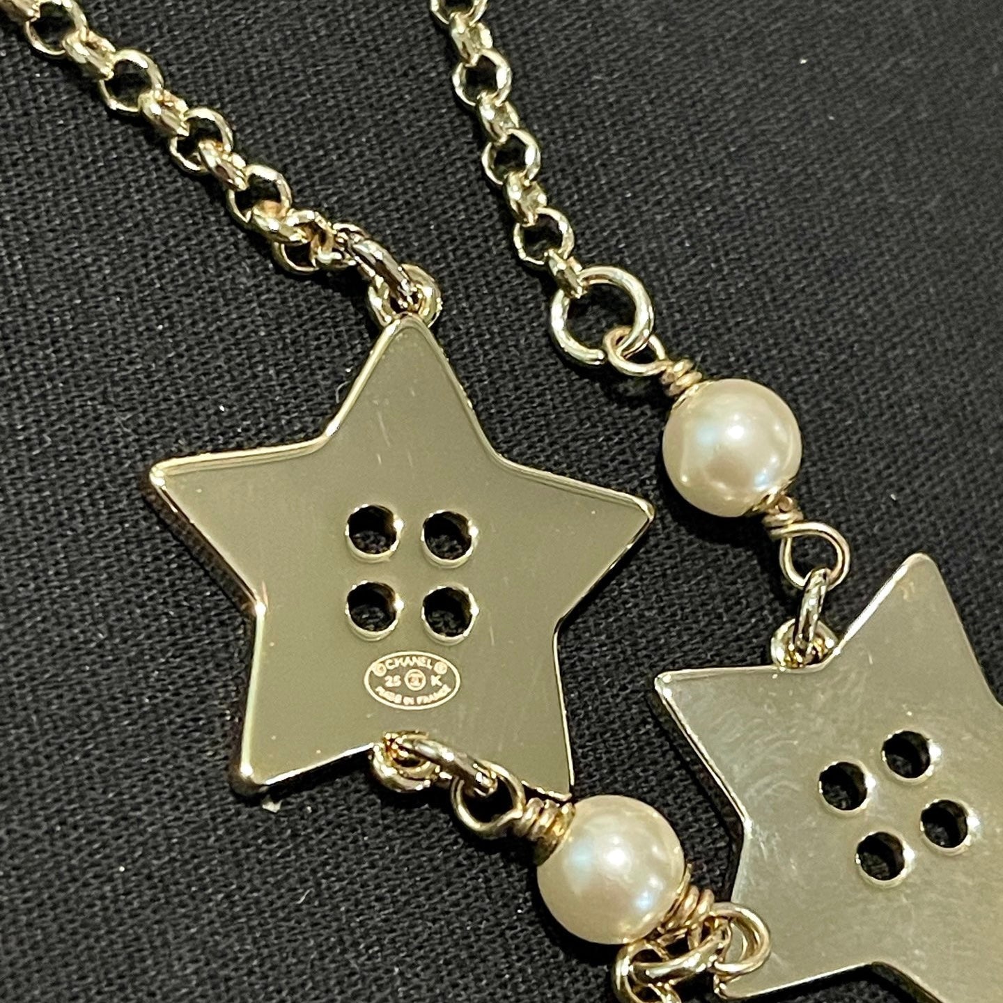 Chanel Star Sweater Chain Necklaces