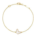 VCA BUTTERFLY DARK MOP BUTTERFLY BRACELET